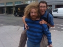 Piggy-back ride with Paul in Seattle