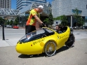 Riding the go-one velomobile in Portland